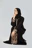 Djallaba zwart met borduursels limited edition